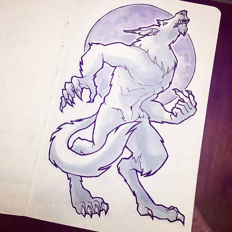 Werewolf by Silartworks